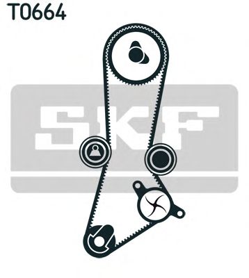 VKMA 95660 SKF Комплект (ремінь+ролики)1